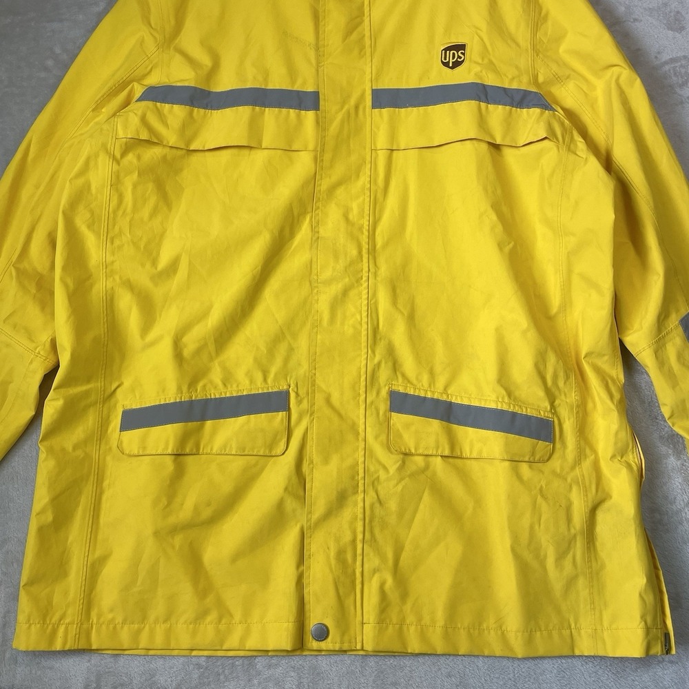 Vtg UPS United Parcel Service Jacket Mens XL Uniform Full Zip Windbreaker - Picture 4 of 15